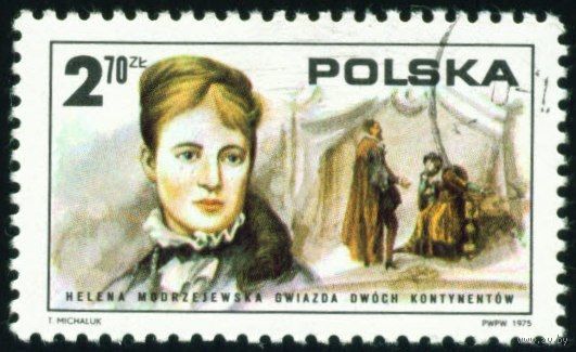 Поляки в истории Америки Польша 1975 год 1 марка
