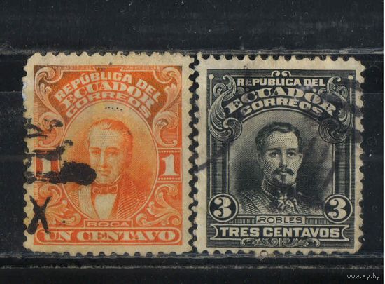 Эквадор 1915 Висенте Рока Франсиско Роблес #204,208