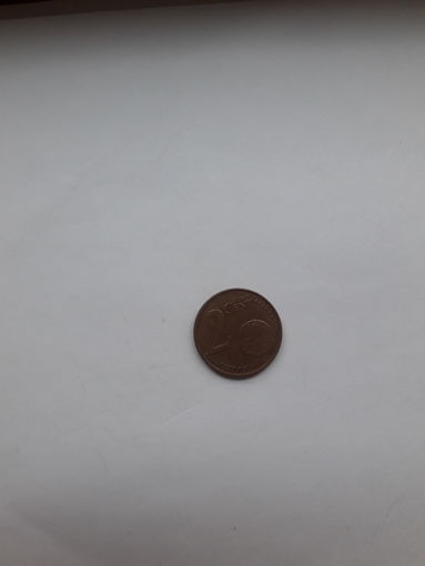 Эстония  2 евроцента 2012