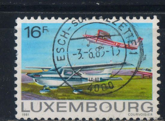 Люксембург Авиа 1981 Самолеты  #1038