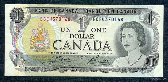 Канада 1 доллар 1973 год.