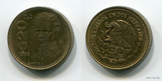 Мексика. 20 песо (1989, XF)