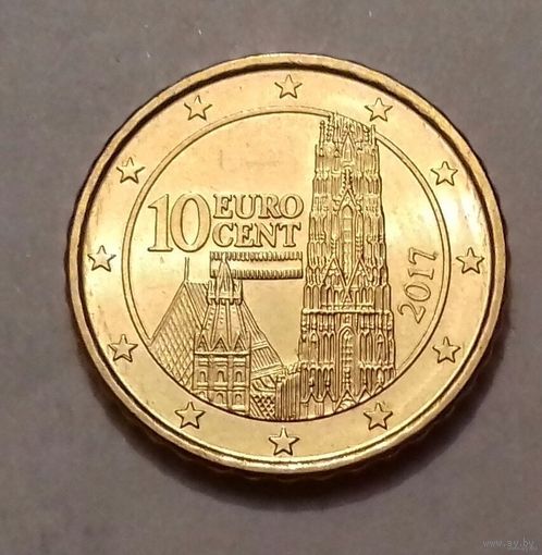 10 евроцентов, Австрия 2017 г., АU