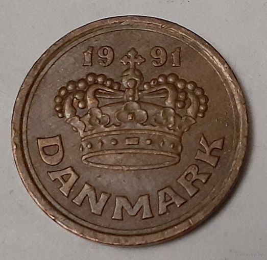 Дания 25 эре, 1991 (12-6-1)