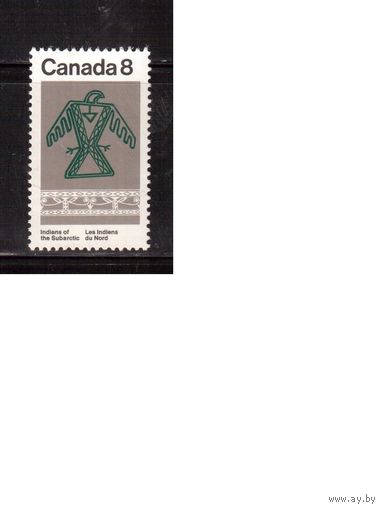 Канада-1975 (Мих.587) , * (без клея), Индейцы