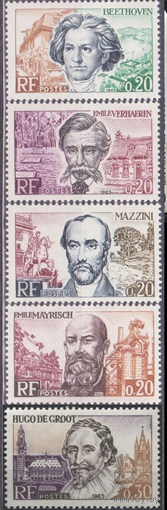 Франция. 1963 год. Знаменитости стран Европейского экономического сообщества  **\\5