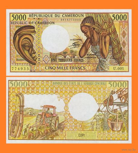 [КОПИЯ] Камерун 5000 франков 1981-92 г.г.