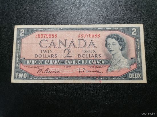 Канада 2 доллара 1954