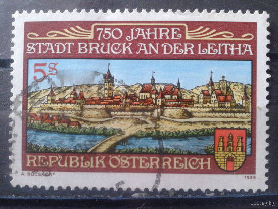 Австрия 1989 750 лет городу, герб