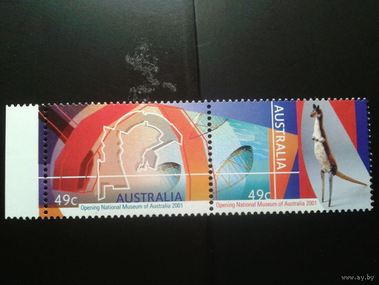 Австралия 2001 нац. музей сцепка