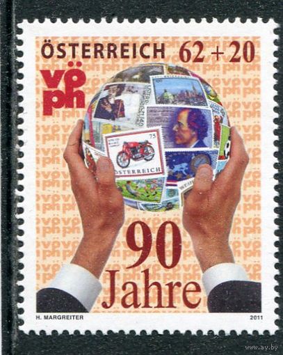 Австрия. 90 лет филателистического общества Австрии