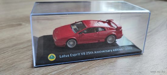 Altaya 1:43. LOTUS Esprit V8 25th Anniversary Edition 2002, red (СКИДКА).
