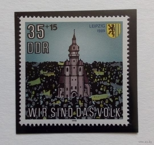 Николаевская церковь, Германия (ГДР), 1990 год, буклет
