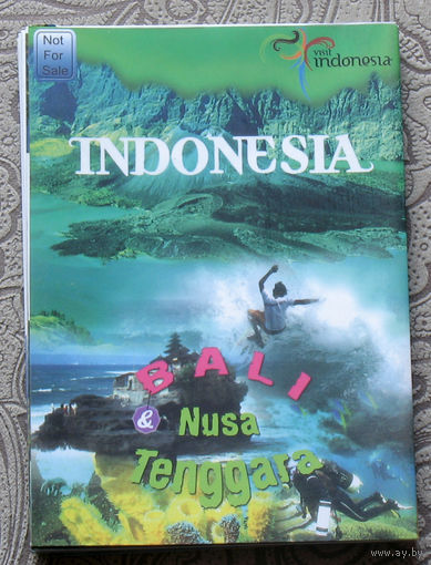 История путешествий: Индонезия. Bali. Nusa. Tenggara. Туристическая карта.