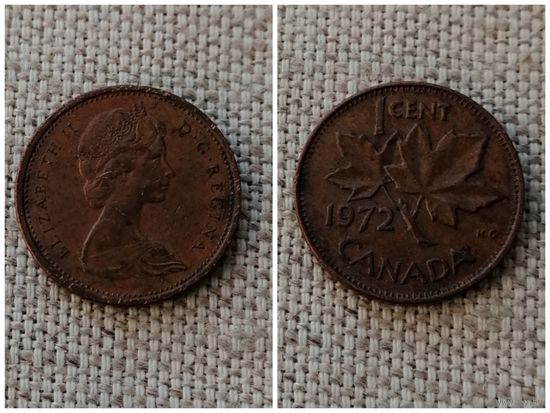 Канада 1 цент 1972