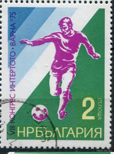 Болгария - 1975г. - спорт футбол  - полная серия, гашёная