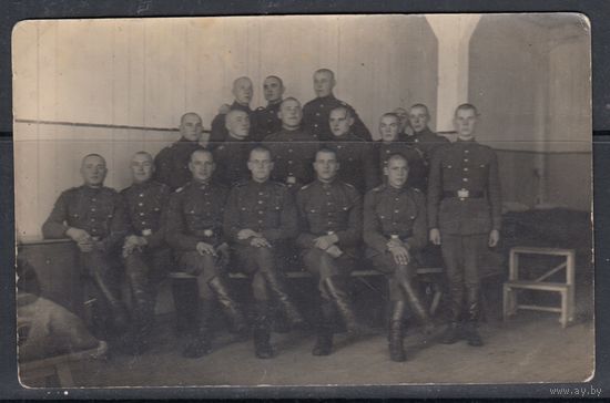 Военные Униформа Армия  до 1940  Литва или Латвия ? Почтовая Карточка Фотооткрытка Открытка Фото 1 шт