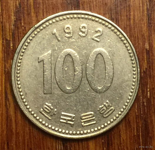 Южная Корея, 100 вон 1992