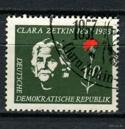 ГДР - 1957 - Клара Цеткин - [Mi. 592] - полная серия - 1 марка. Гашеная.  (Лот 59AU)