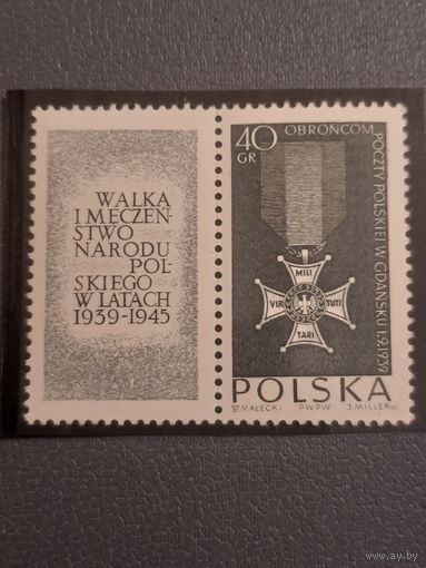 Польша 1964. Борьба Польского народа с фашизмом в 1939-1945.