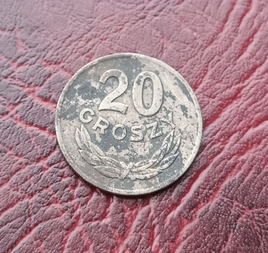 Польша 20 грошей 1949 год,  Медно-никель