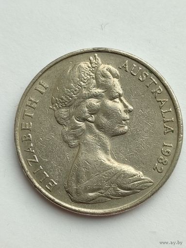 Австралия. 20 центов 1982 года.