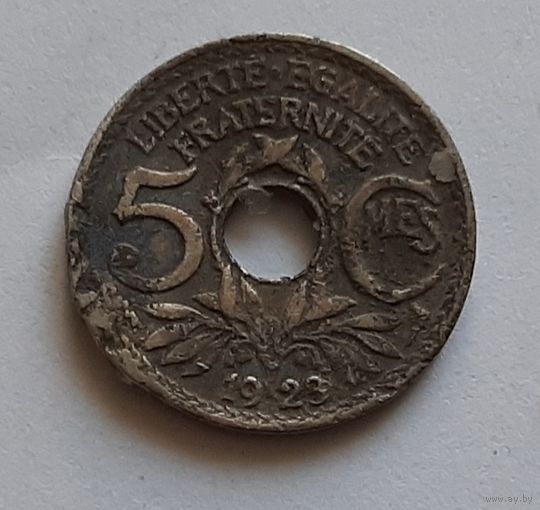 5 сантимов 1923 г. Франция