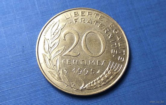20 сантимов 1995. Франция.