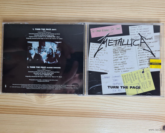 Metallica - Turn The Page (Promo CD, USA, 1998, лицензия)