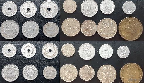 Монеты Монголии. Комплект 1959г и Комплект 1970-1981гг.есть остальные 3компл.