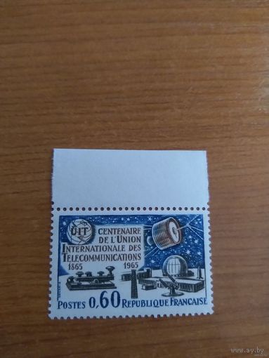 1965 Космос телекоммуникация чистая клей MNH** выпускалась одиночкой (5-3)