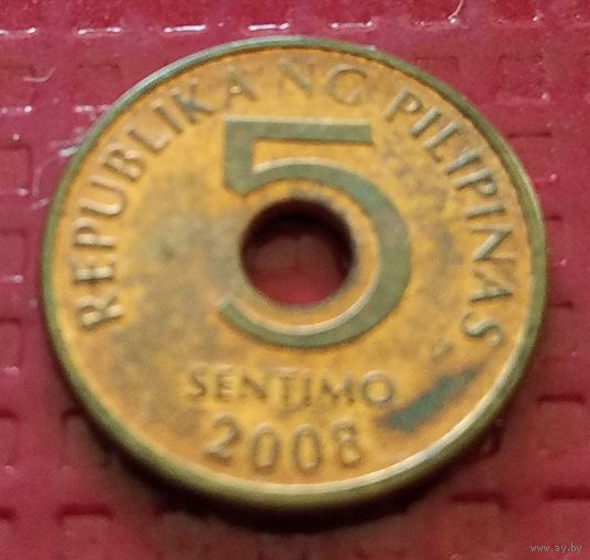 Филиппины 5 сентимо 2008 г. #40172