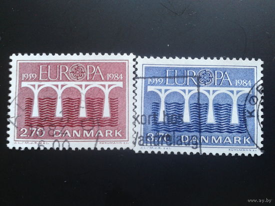 Дания 1984 Европа полная серия