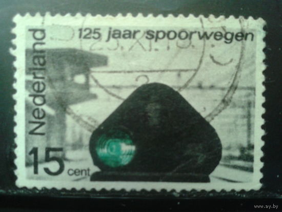 Нидерланды 1964 125 лет железным дорогам, семафор