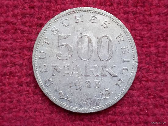 Германия 500 марок 1923 г. А