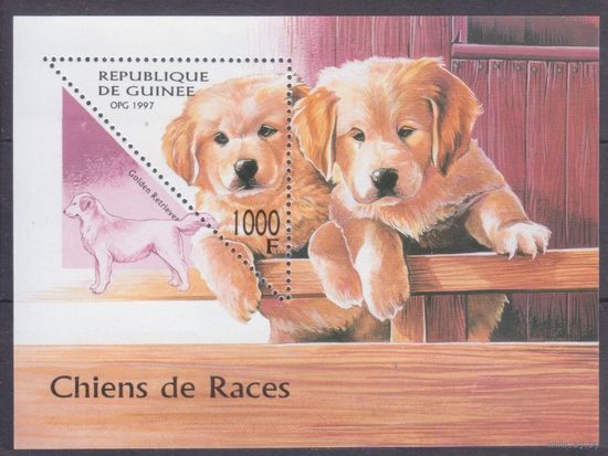 1997 Гвинея 1679/B514 Собаки 5,50 евро