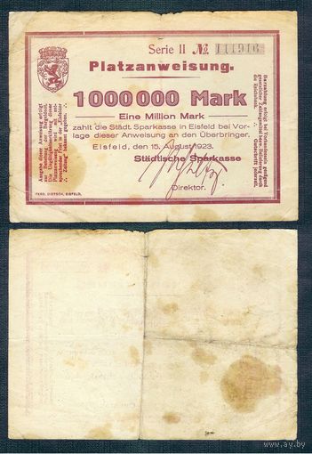Германия 1.000.000 марок 1923 год.