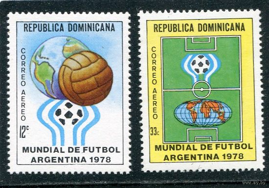 Домениканская республика. Чемпионат мира по футболу. Аргентина-78