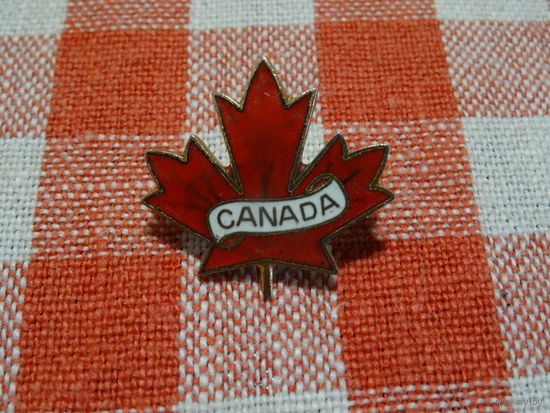 Значок "Канада", винтаж 2,5*2 см