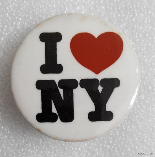 Значок. I Love NY #0714