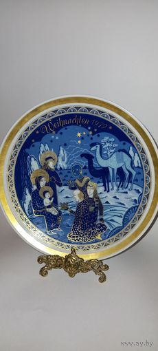 Коллекционная тарелка фарфор 1979 г Бавария