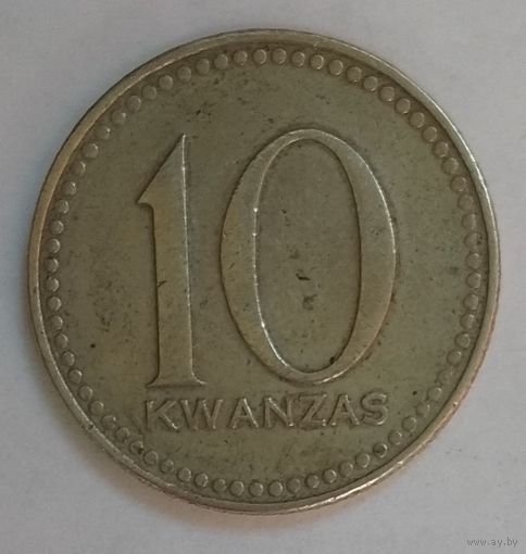 Ангола 10 кванз 1977 г.