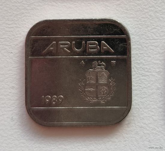 Аруба 50 центов, 1989 4-1-40