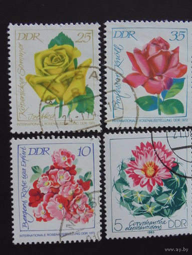 Германия 1972/83 г. Цветы.