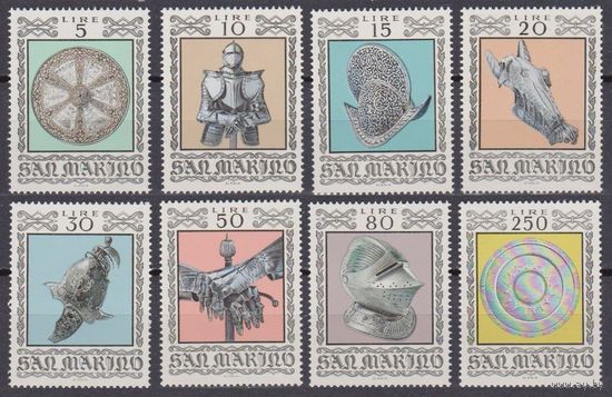 1974 Сан-Марино 1059-1066 Старинные доспехи и оружие