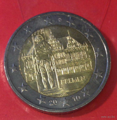 Германия, юбилейные 2 евро 2010г. AFGJ