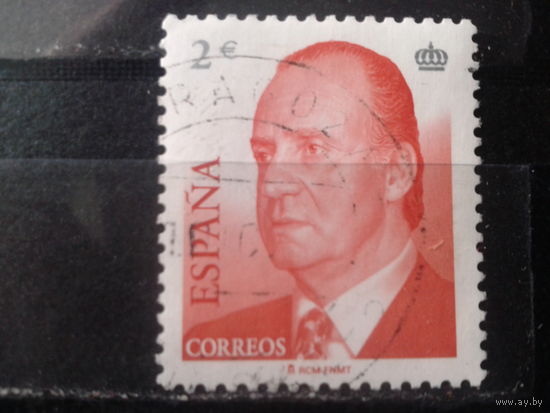 Испания 2002 Король Хуан Карлос 1  2 евро