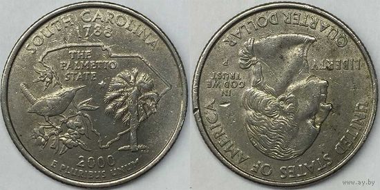 25 центов(квотер) США 2000г P, Южная Каролина