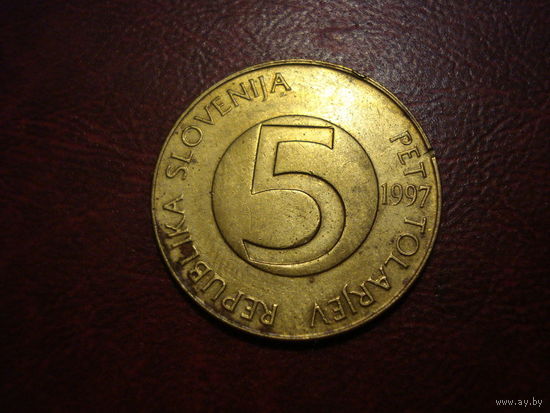 5 толаров 1997 Словения