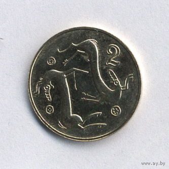Кипр, 2 цента 2004 г.
